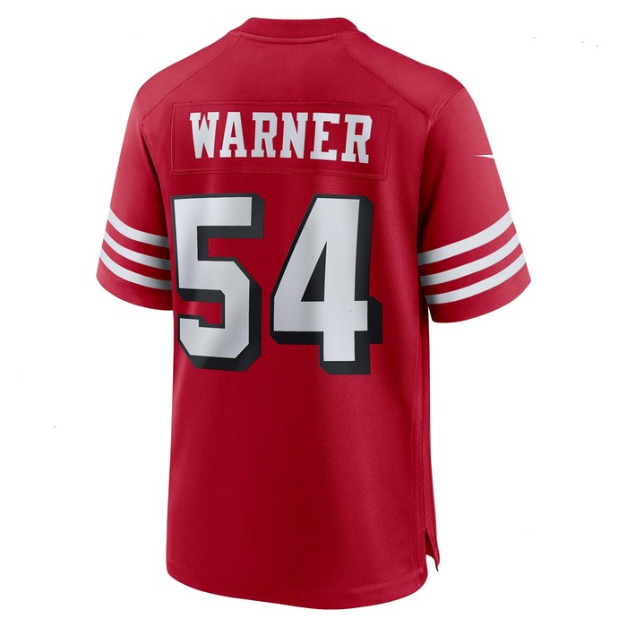 Fred Warner San Francisco 49ers Nike Alternate Game Jersey - Scarlet