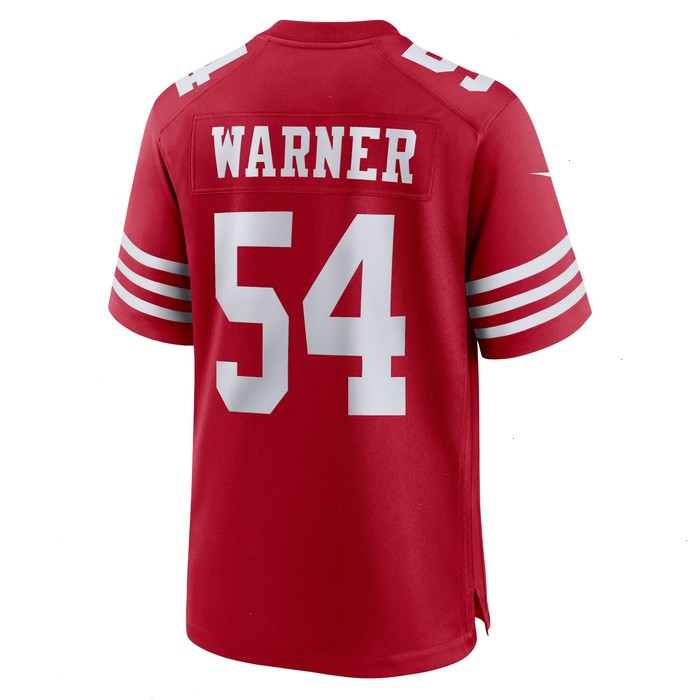 Fred Warner San Francisco 49ers Nike Player Game Jersey - Scarlet