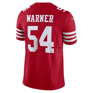 Fred Warner San Francisco 49ers Nike Vapor F.U.S.E. Limited Jersey - Scarlet