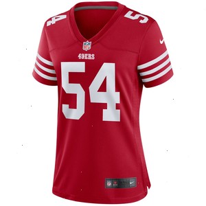 Fred Warner San Francisco 49ers Nike Women's Player Jersey - Scarlet