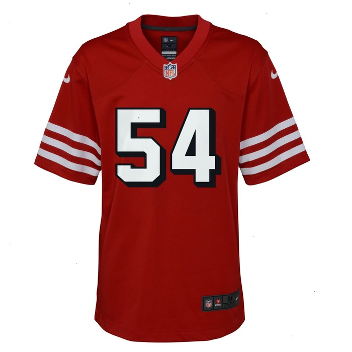 Fred Warner San Francisco 49ers Nike Youth Game Jersey - Scarlet