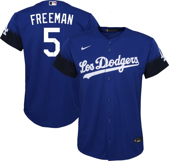 Freddie Freeman Los Angeles Dodgers Nike Youth City Connect Replica Player Jersey - Royal