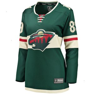 Frederick Gaudreau Minnesota Wild Fanatics Branded Women's Home Breakaway Player Jersey - Green