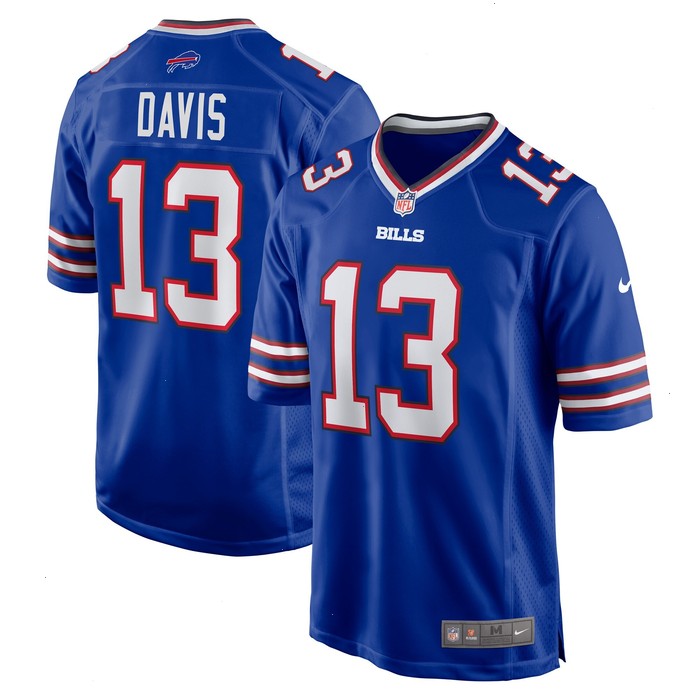 Gabriel Davis Buffalo Bills Nike Team Game Player Jersey - Royal