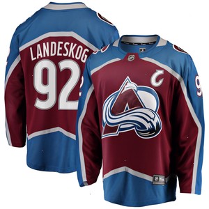 Gabriel Landeskog Colorado Avalanche Fanatics Branded Breakaway Player Jersey - Burgundy