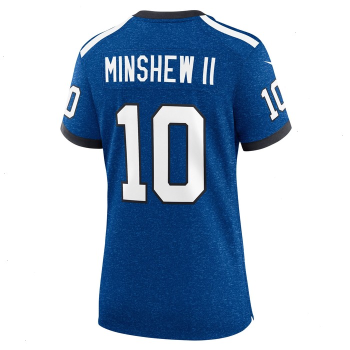 Gardner Minshew Indianapolis Colts Nike Women's Indiana Nights Alternate Game Jersey - Royal