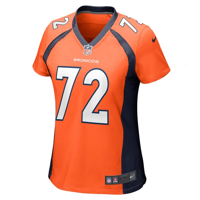 Garett Bolles Denver Broncos Nike Women's Game Jersey - Orange