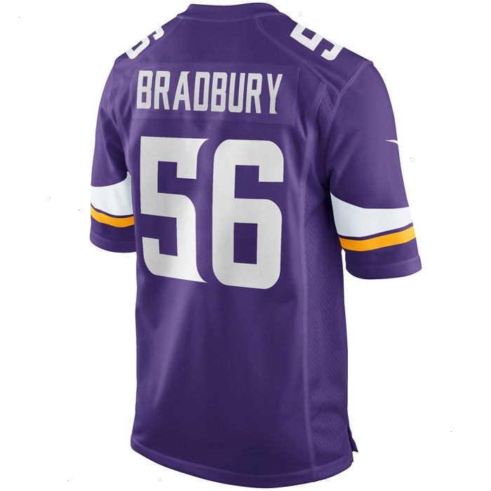 Garrett Bradbury Minnesota Vikings Nike Game Player Jersey - Purple