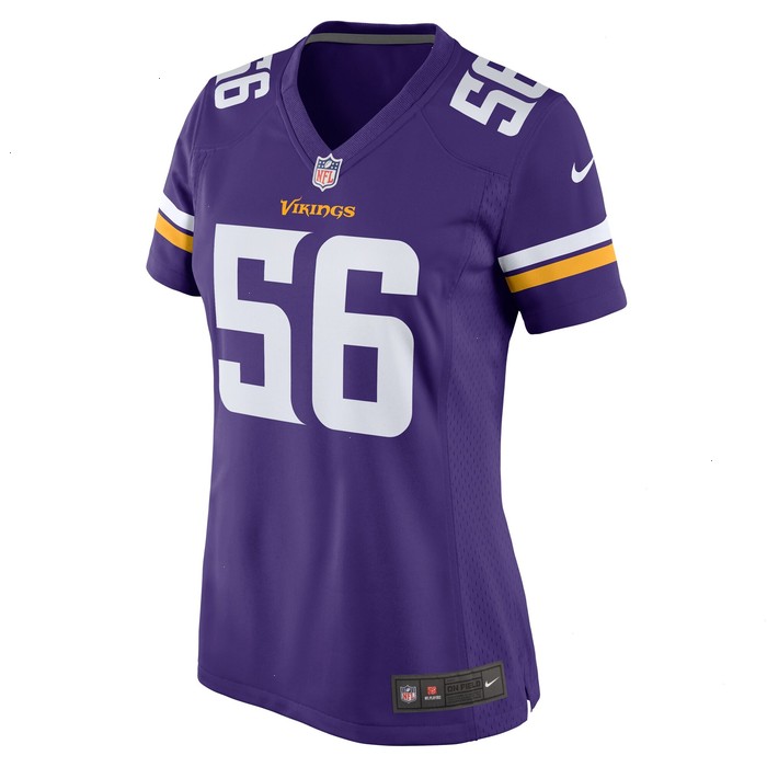 Garrett Bradbury Minnesota Vikings Nike Women's Game Jersey - Purple