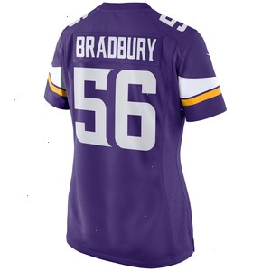 Garrett Bradbury Minnesota Vikings Nike Women's Game Jersey - Purple