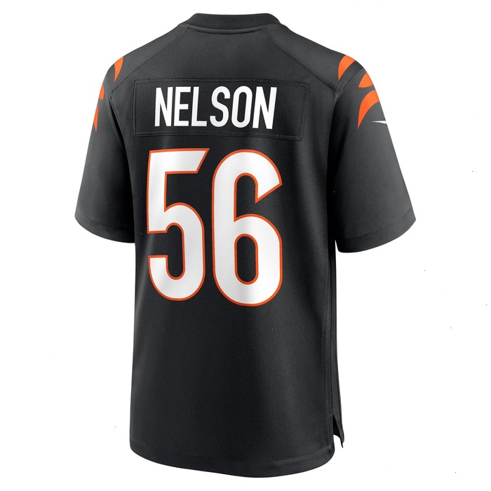 Garrett Nelson Cincinnati Bengals Nike Game Jersey - Black