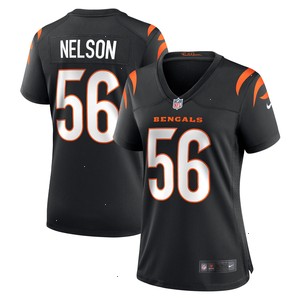 Garrett Nelson Cincinnati Bengals Nike Women's Game Jersey - Black