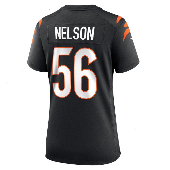 Garrett Nelson Cincinnati Bengals Nike Women's Game Jersey - Black