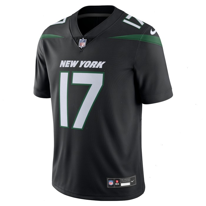 Garrett Wilson New York Jets Nike Alternate Vapor Untouchable Limited Jersey - Stealth Black