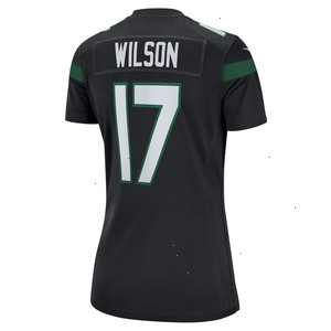 Garrett Wilson New York Jets Nike Women's Alternate Game Player Jersey - Stealth Black