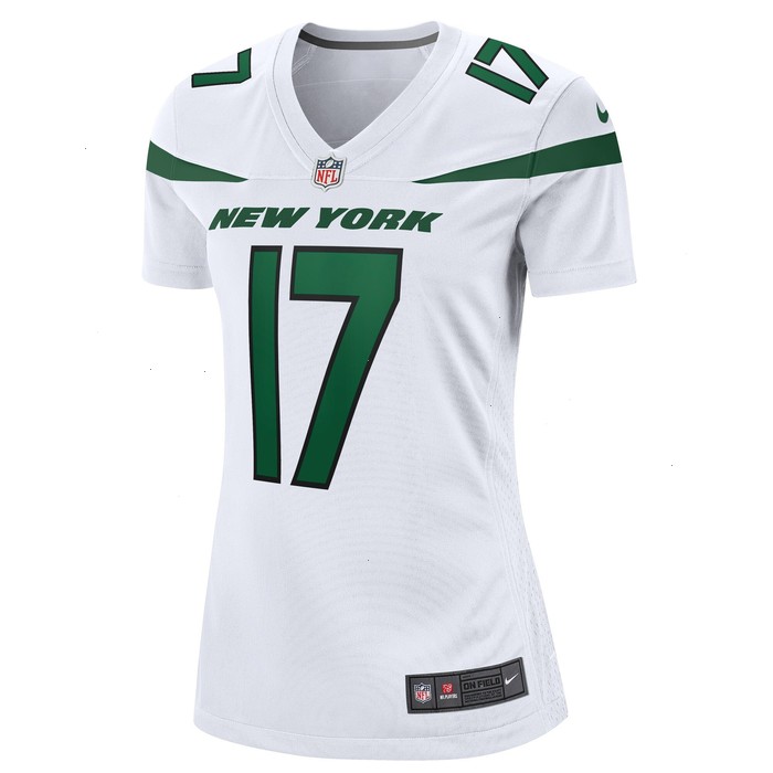 Garrett Wilson New York Jets Nike Women's Game Player Jersey - White