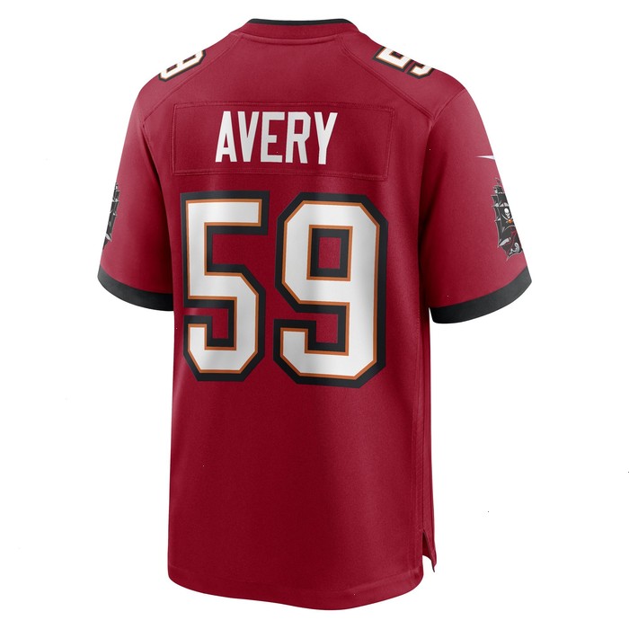 Genard Avery Tampa Bay Buccaneers Nike Game Player Jersey - Red