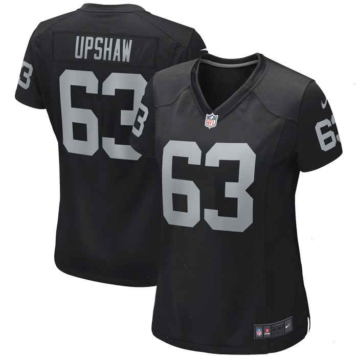 Gene Upshaw Las Vegas Raiders Nike Women's Game Retired Player Jersey - Black