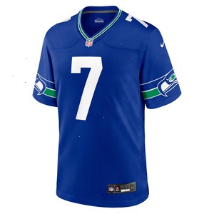 Geno Smith Seattle Seahawks Nike Throwback Player Game Jersey - Royal