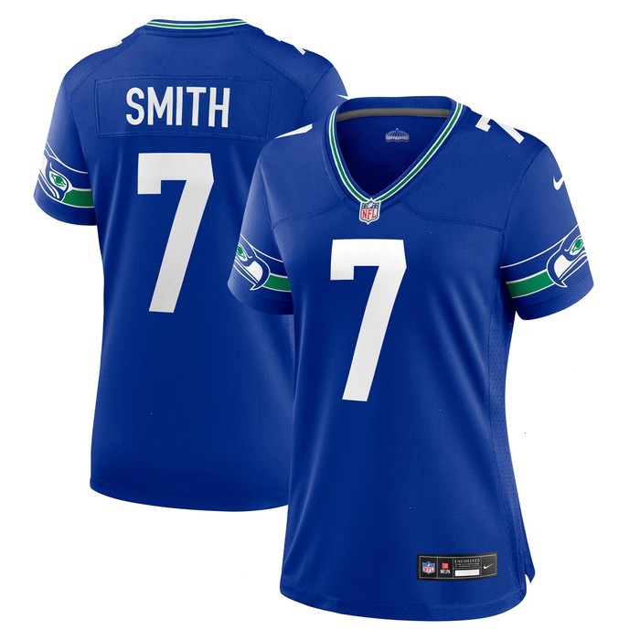 Geno Smith Seattle Seahawks Nike Women's Player Jersey - Royal