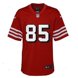 George Kittle San Francisco 49ers Nike Youth Game Jersey - Scarlet