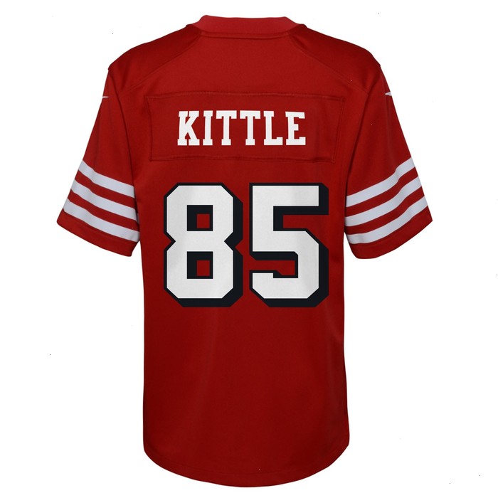 George Kittle San Francisco 49ers Nike Youth Game Jersey - Scarlet