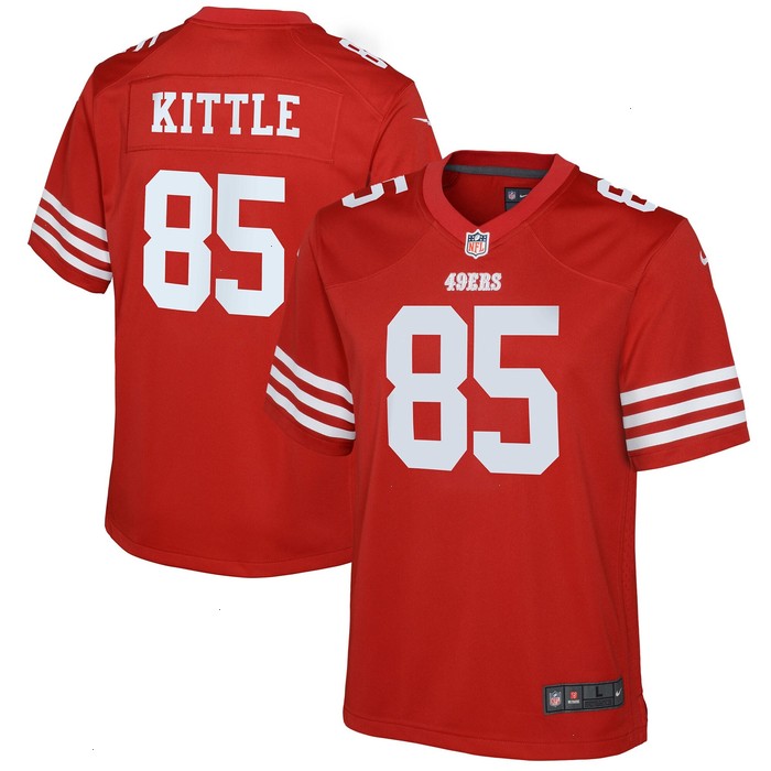 George Kittle San Francisco 49ers Nike Youth Game Jersey - Scarlet V1