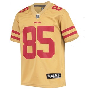 George Kittle San Francisco 49ers Nike Youth Inverted Team Game Jersey - Gold