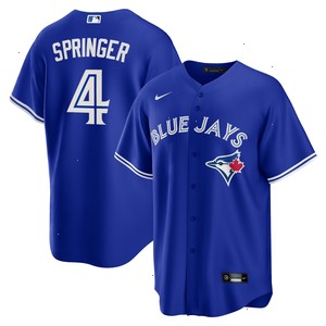 George Springer Toronto Blue Jays Nike Alternate Replica Player Jersey - Royal