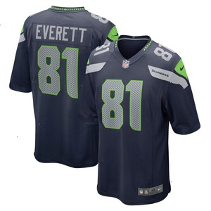 Gerald Everett Seattle Seahawks Nike Game Jersey - College Navy