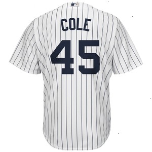 Gerrit Cole New York Yankees Big & Tall Replica Player Jersey - White/Navy