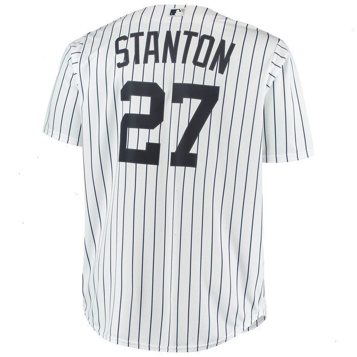 Giancarlo Stanton New York Yankees Big & Tall Replica Player Jersey - White