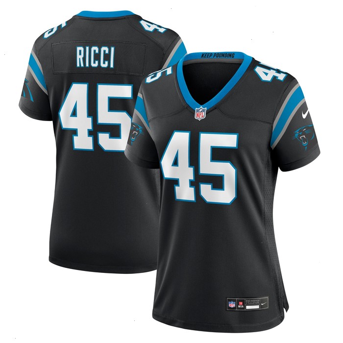 Giovanni Ricci Carolina Panthers Nike Women's Team Game Jersey - Black