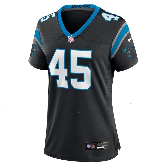 Giovanni Ricci Carolina Panthers Nike Women's Team Game Jersey - Black