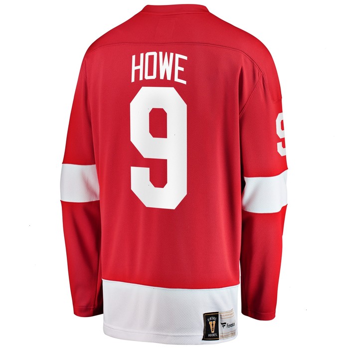 Gordie Howe Detroit Red Wings Fanatics Branded Premier Breakaway Retired Player Jersey - Red