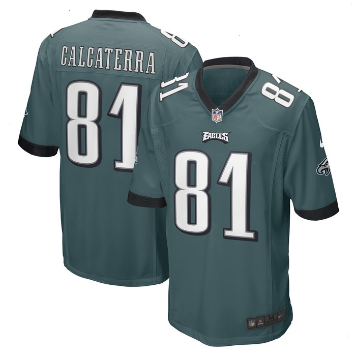 Grant Calcaterra Philadelphia Eagles Nike Game Player Jersey - Midnight Green