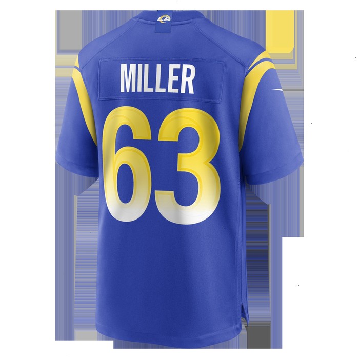 Grant Miller Los Angeles Rams Nike Game Jersey - Royal