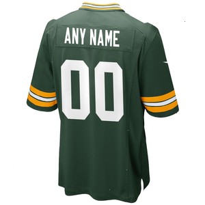 Green Bay Packers Nike Custom Game Jersey - Green