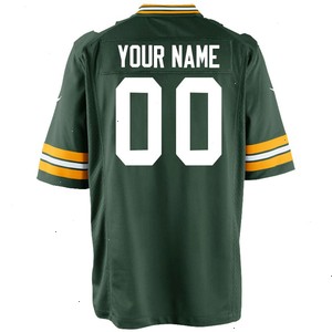 Green Bay Packers Nike Youth Custom Game Jersey - Green