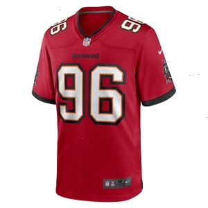 Greg Gaines Tampa Bay Buccaneers Nike Game Player Jersey - Red