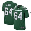 Greg Senat New York Jets Nike Game Player Jersey - Gotham Green