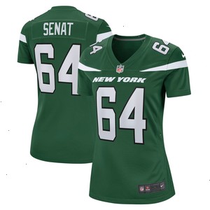 Greg Senat New York Jets Nike Women's Game Player Jersey - Gotham Green