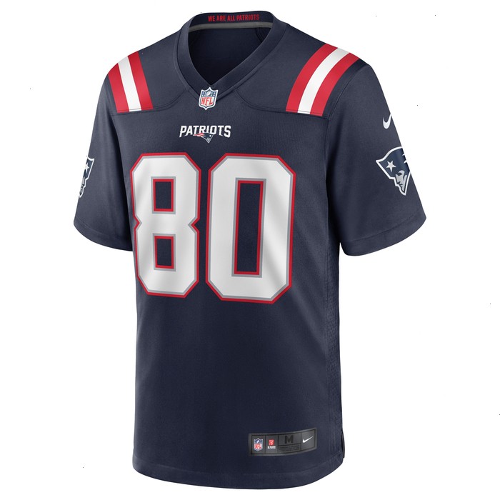 Gunner Olszewski New England Patriots Nike Game Jersey - Navy