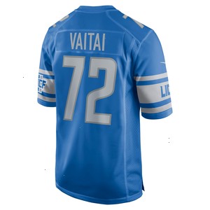 Halapoulivaati Vaitai Detroit Lions Nike Game Jersey - Blue