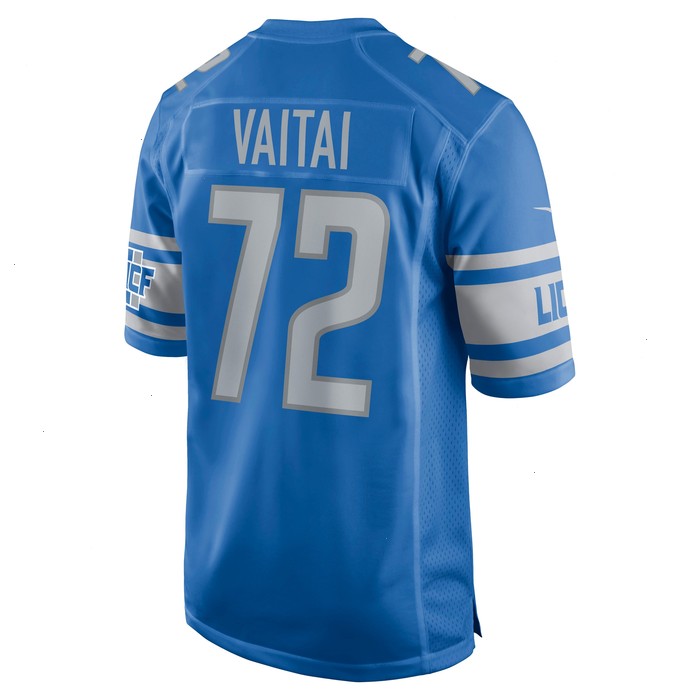 Halapoulivaati Vaitai Detroit Lions Nike Game Jersey - Blue