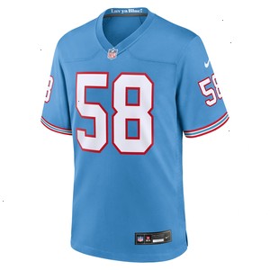 Harold Landry Tennessee Titans Nike Oilers Throwback Player Game Jersey - Light Blue