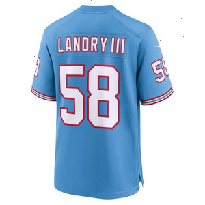 Harold Landry Tennessee Titans Nike Oilers Throwback Player Game Jersey - Light Blue