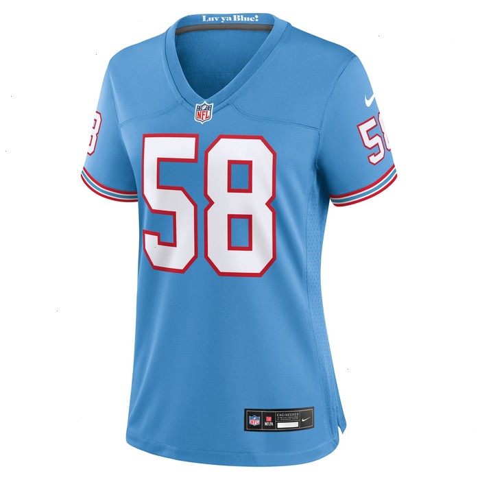 Harold Landry Tennessee Titans Nike Women's Oilers Throwback Player Game Jersey - Light Blue