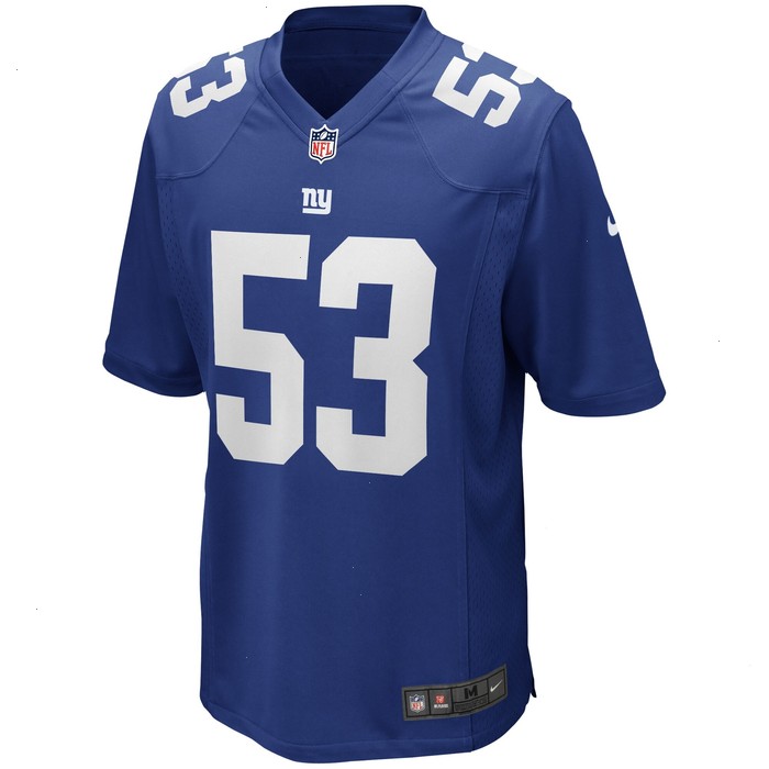 Harry Carson New York Giants Nike Game Retired Player Jersey - Royal