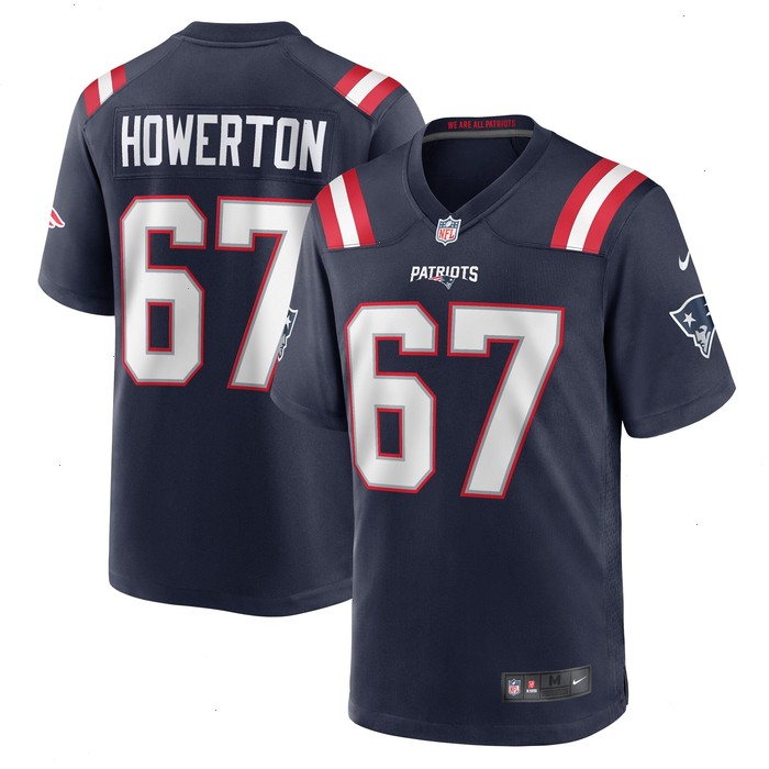 Hayden Howerton New England Patriots Nike Home Game Player Jersey - Navy